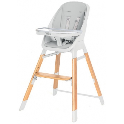 Стільчик для годування 4в1 Espiro Sense 27 White Gray