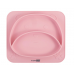 Силіконова тарілка FreeON Bear рожева Силіконова тарілка FreeON Bear рожева