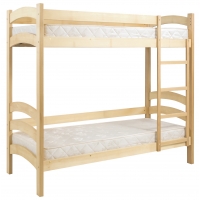 Дитяча кроватка ТМ Гойдалка TOKYO двоярусна (бук) Слонова кістка