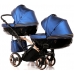 Коляска 2в1 для двойни Junama Fluo Line Duo Slim 01