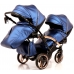 Коляска 2в1 для двойни Junama Fluo Line Duo Slim 01