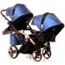 Коляска 2в1 для двойни Junama Fluo Line Duo Slim 01