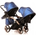 Коляска 2в1 для двойни Junama Fluo Line Duo Slim 01