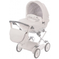 Коляска для ляльок Junama Sunline Mini 01 Біла