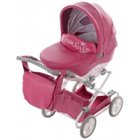 Коляска для ляльок Junama Sunline Mini 04 Малинова