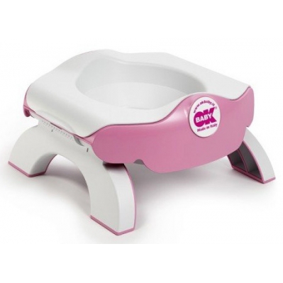 Детский дорожный горшок Okbaby Roady Малиновый