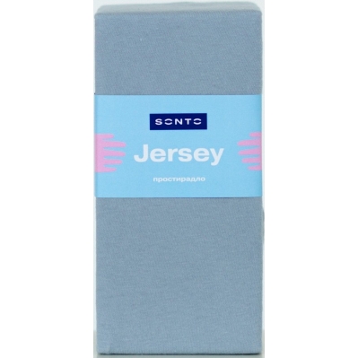 Простирадло Sonto Jersey Сірий