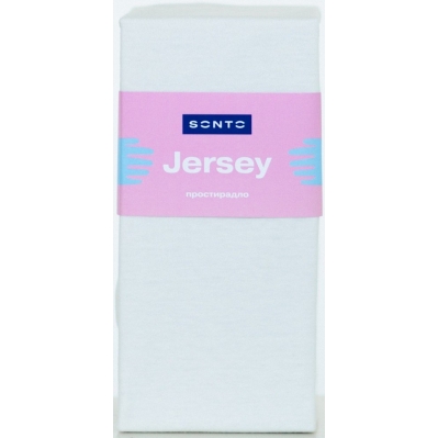 Простирадло Sonto Jersey Молочний