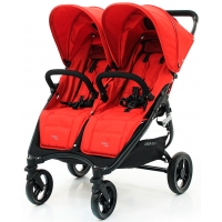 Прогулочная коляска для двойни Valco Baby Snap Duo / Fire Red