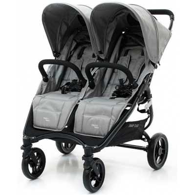 Прогулочная коляска для двойни Valco Baby Snap Duo / Cool Grey