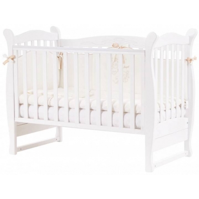 Детская кроватка Верес Соня ЛД15 без маятника, Белый Детская кроватка Верес Соня ЛД15 без маятника, Белый